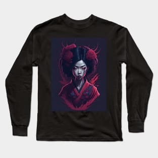 Ethereal Geisha Grace Long Sleeve T-Shirt